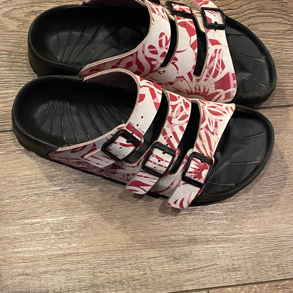 Size 39 plastic Birkenstock sandals